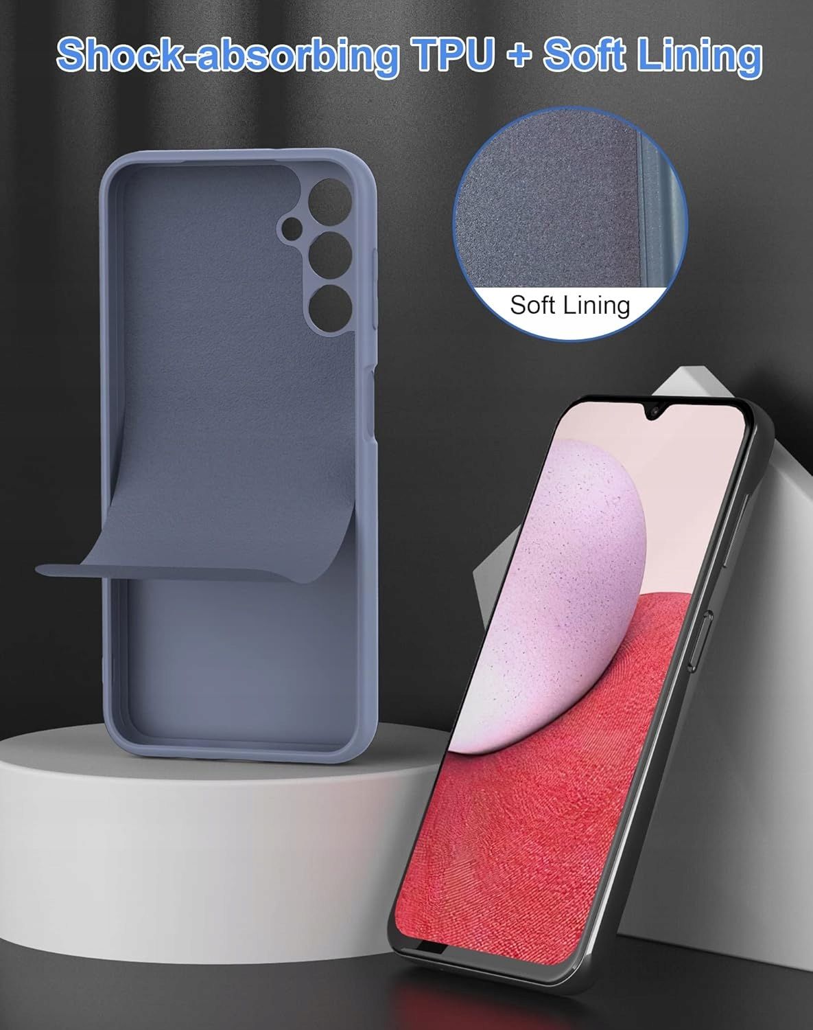 Etui Silikonowe Foluu do Samsung Galaxy A54 5G Wytrzymałe, Ochronne