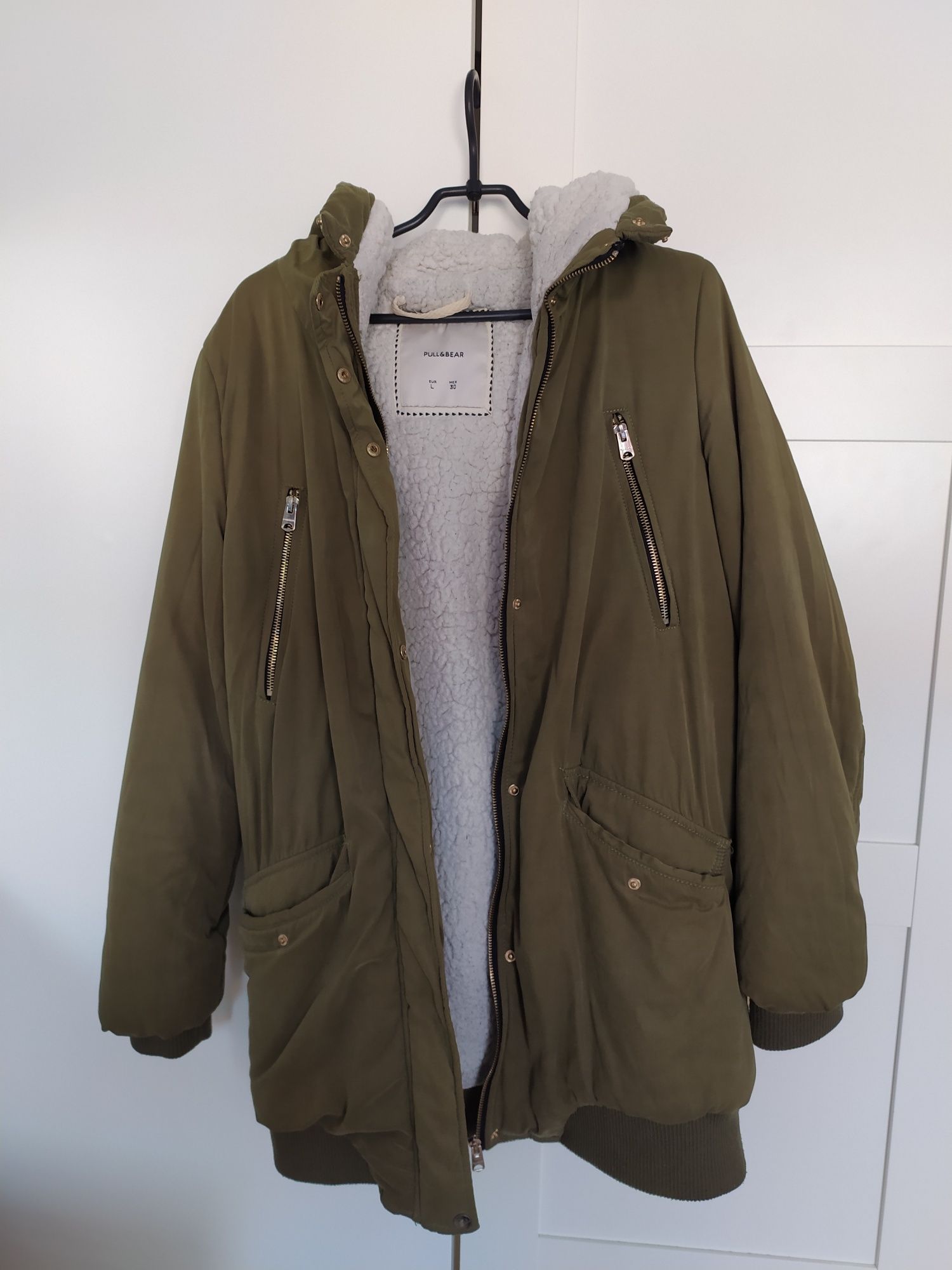Kurtka khaki Pull&Bear