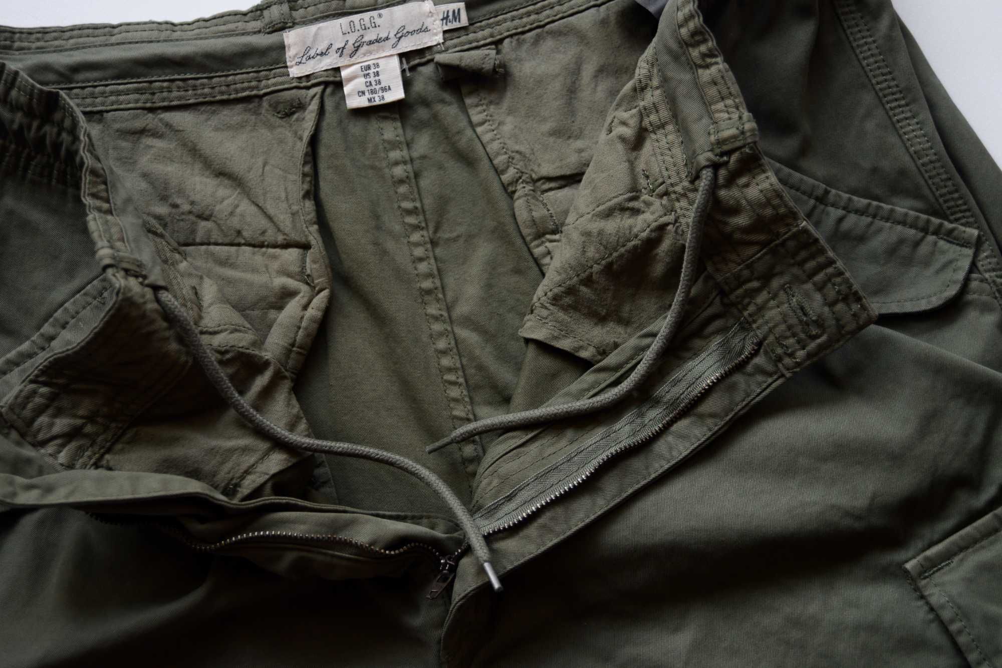 Милитари карго шорты H&M L.o.g.g М65 Olive 38р XL. helikon brandit tnf