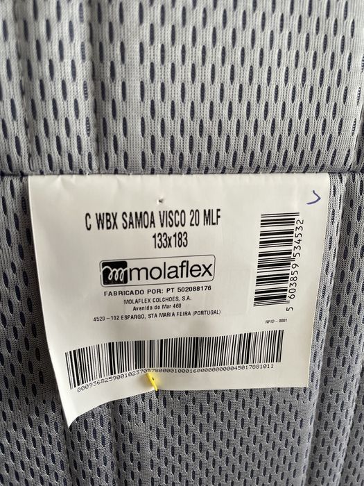 Colchao - Molaflex - C WBX SAMOA VISCO 20 MLF - 133 X 183