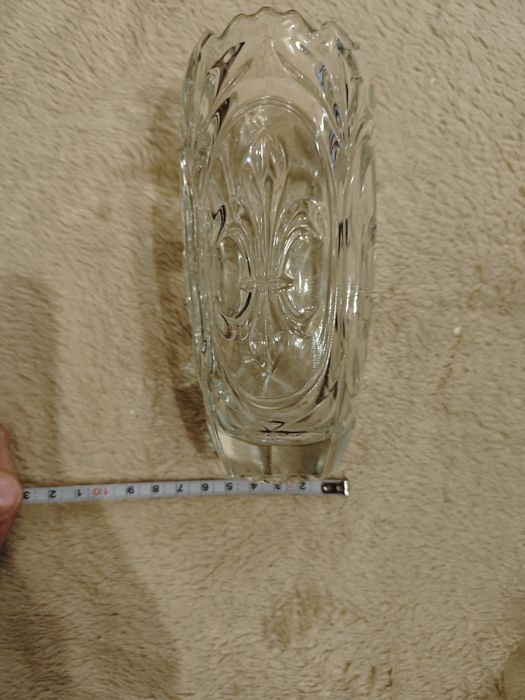 Wazon Rudolf Schrötter Sklo Union PRL Retro Vintage Antyk Staroć