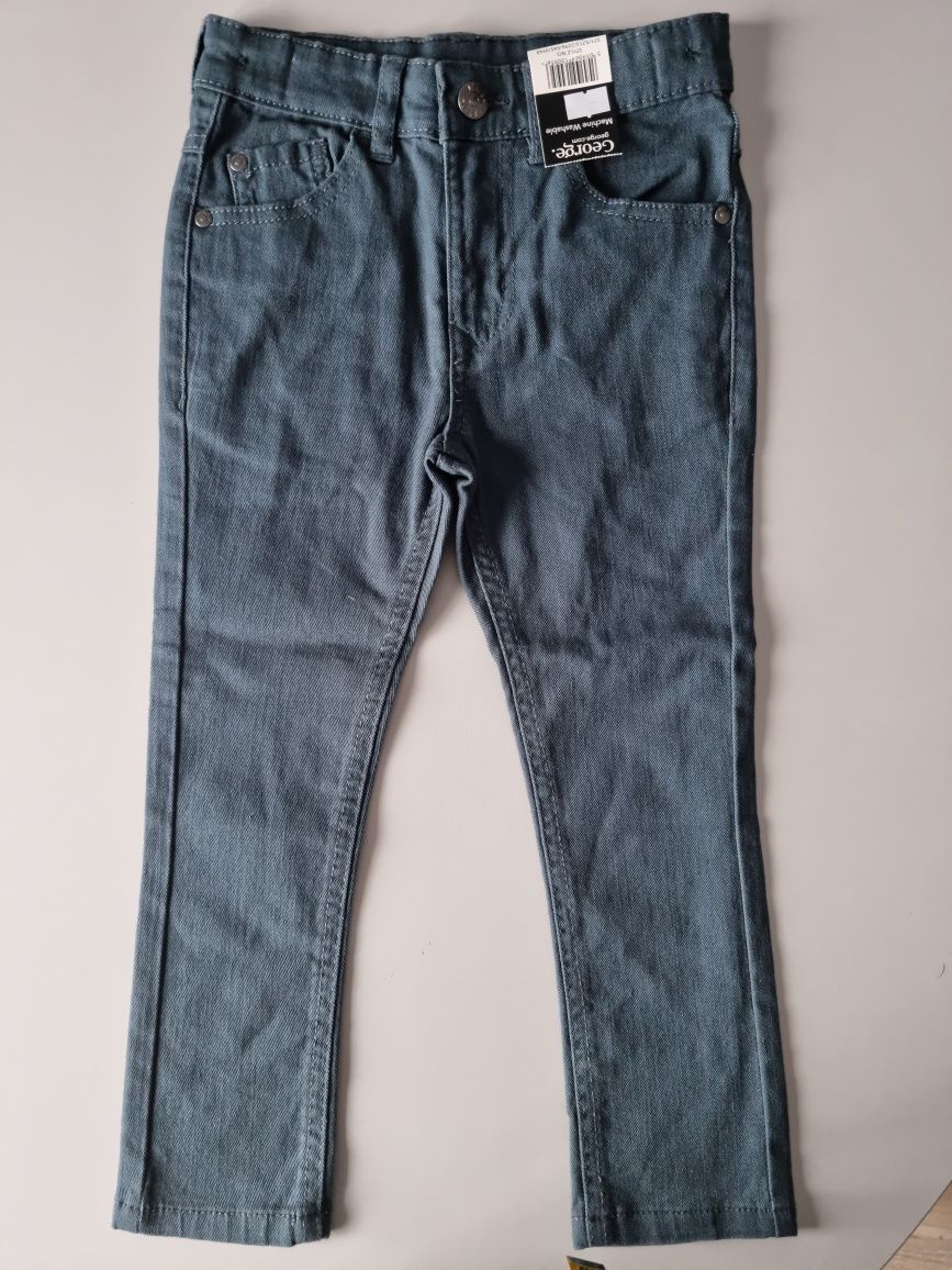 Nowe spodnie jeansowe George 104 110