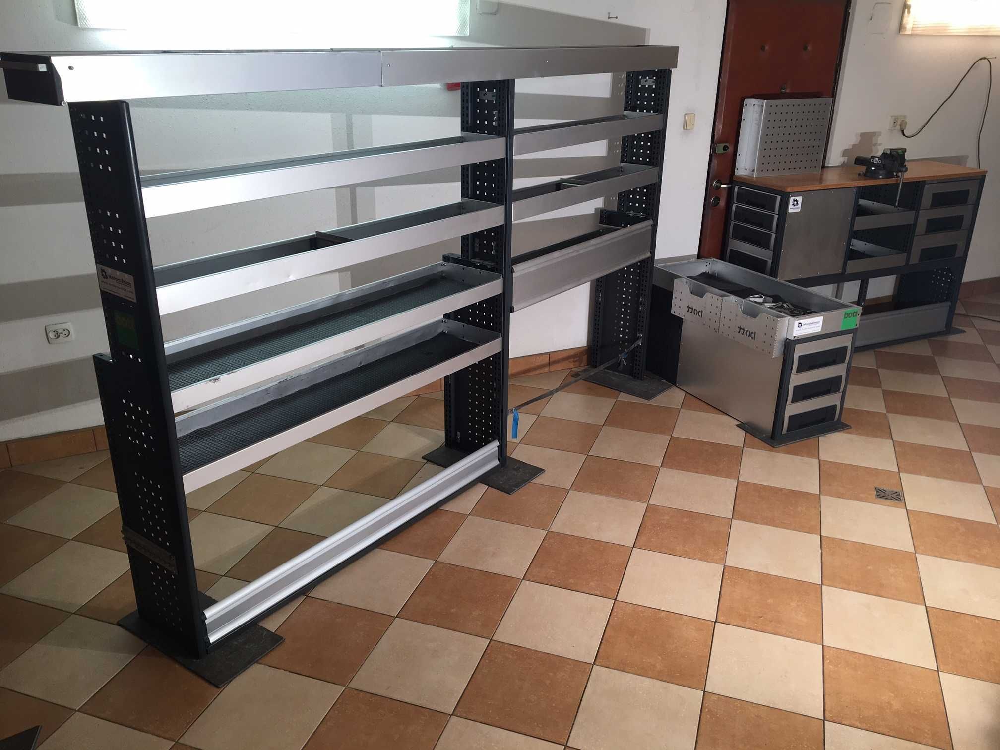 BOTT Zabudowa Szafka Warsztatowa Regał Transit Crafter Master Sortimo
