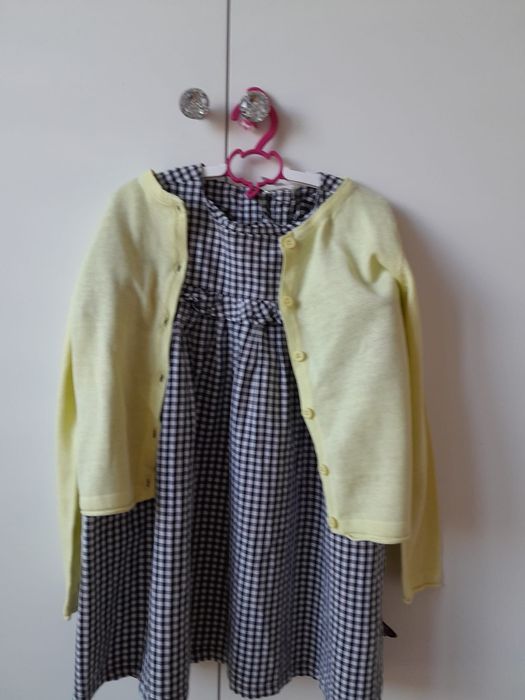 Sukienka Coccodrillo kratka vichy rozm. 110