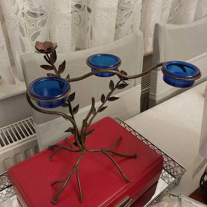 Dwa świeczniki tealight