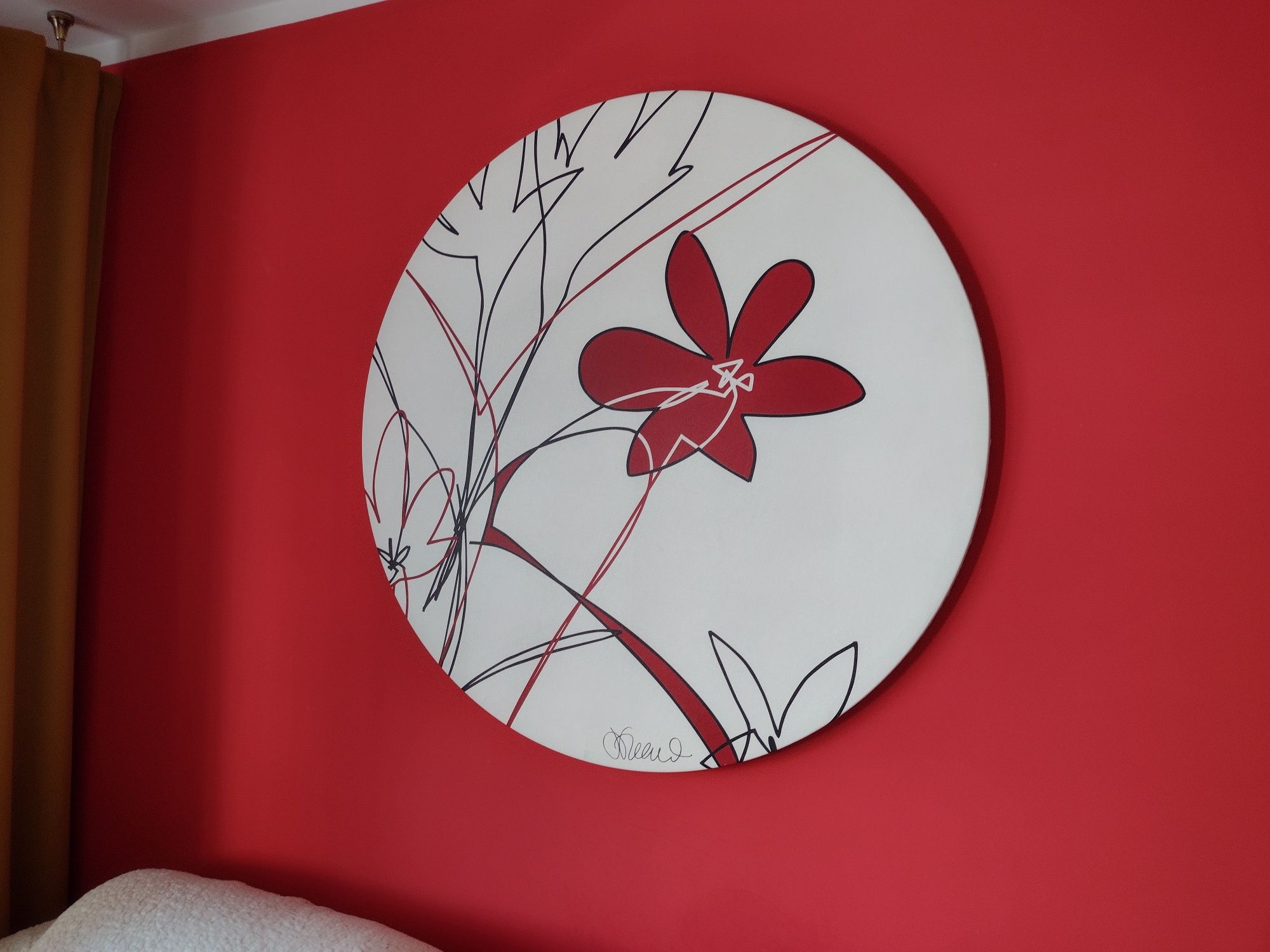 Obraz na płótnie okrągły IKEA