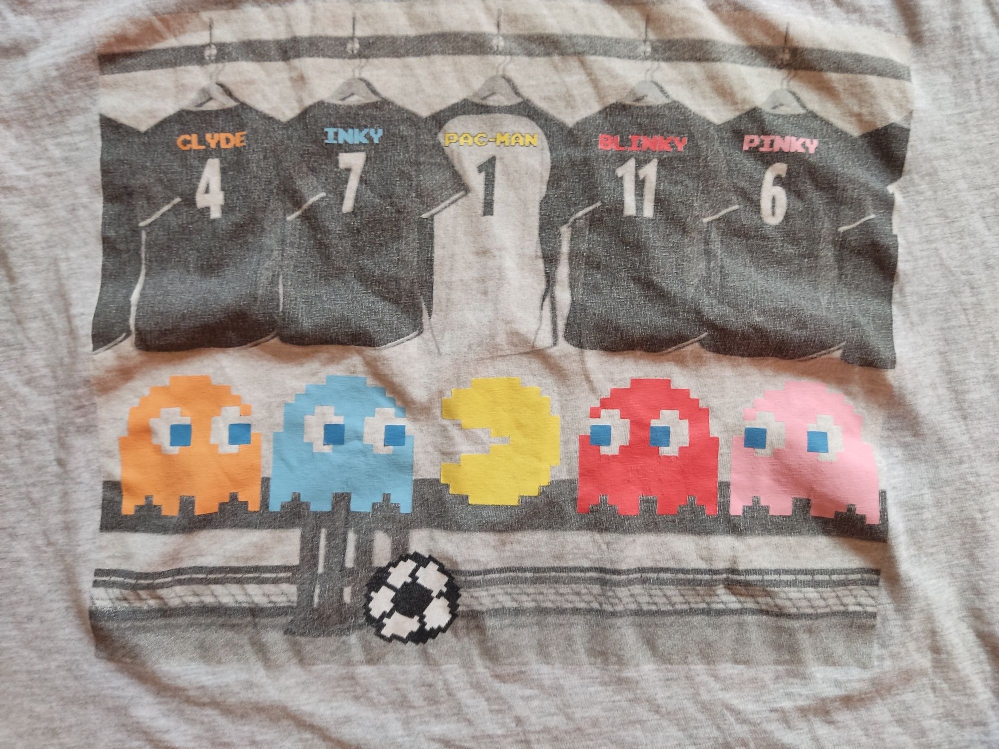 Koszulka z gry Pac-man (licencja Bandai Namco) firmy George, XL.