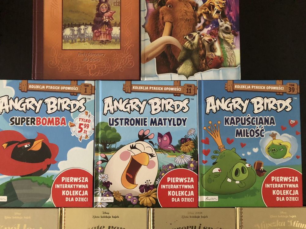 Komplet książek Angry Birds, Epoka Lodowcowa i inne