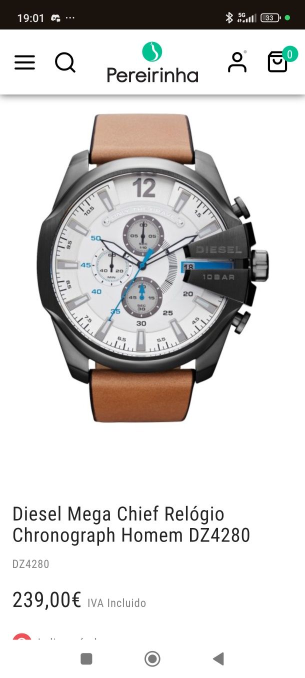 Relógio Diesel Chief Chronograph