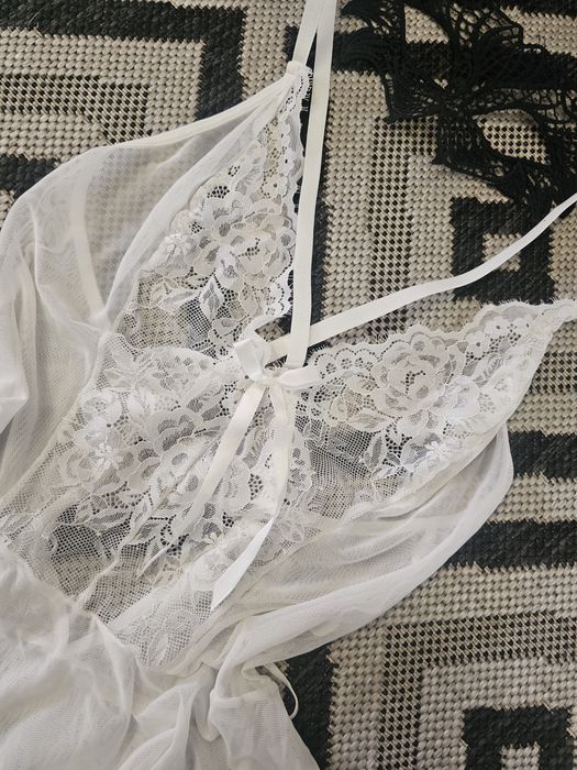 Піжама боді мережевна asos пенюар боди белое