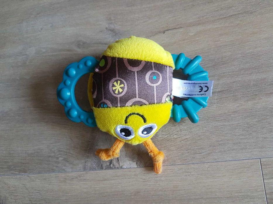Lamaze Grzechotka biedronka Zawieszka pszczółka szeleści x 2szt.