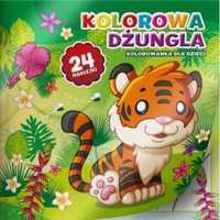 Kolorowanka Kolorowa Dżungla 210 - praca zbiorowa