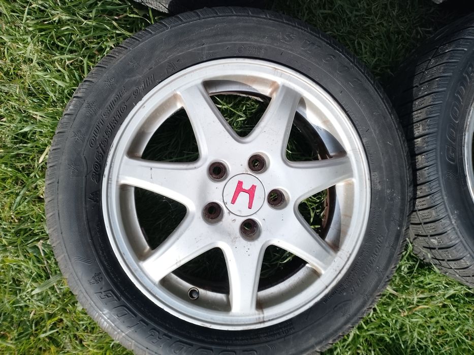 Felgi aluminiowe Honda 16" 5x14.3 + opony zimowe