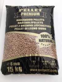 Pellet dębowo-bukowy Premium 6mm 18,5MJ Paleta - 1050KG