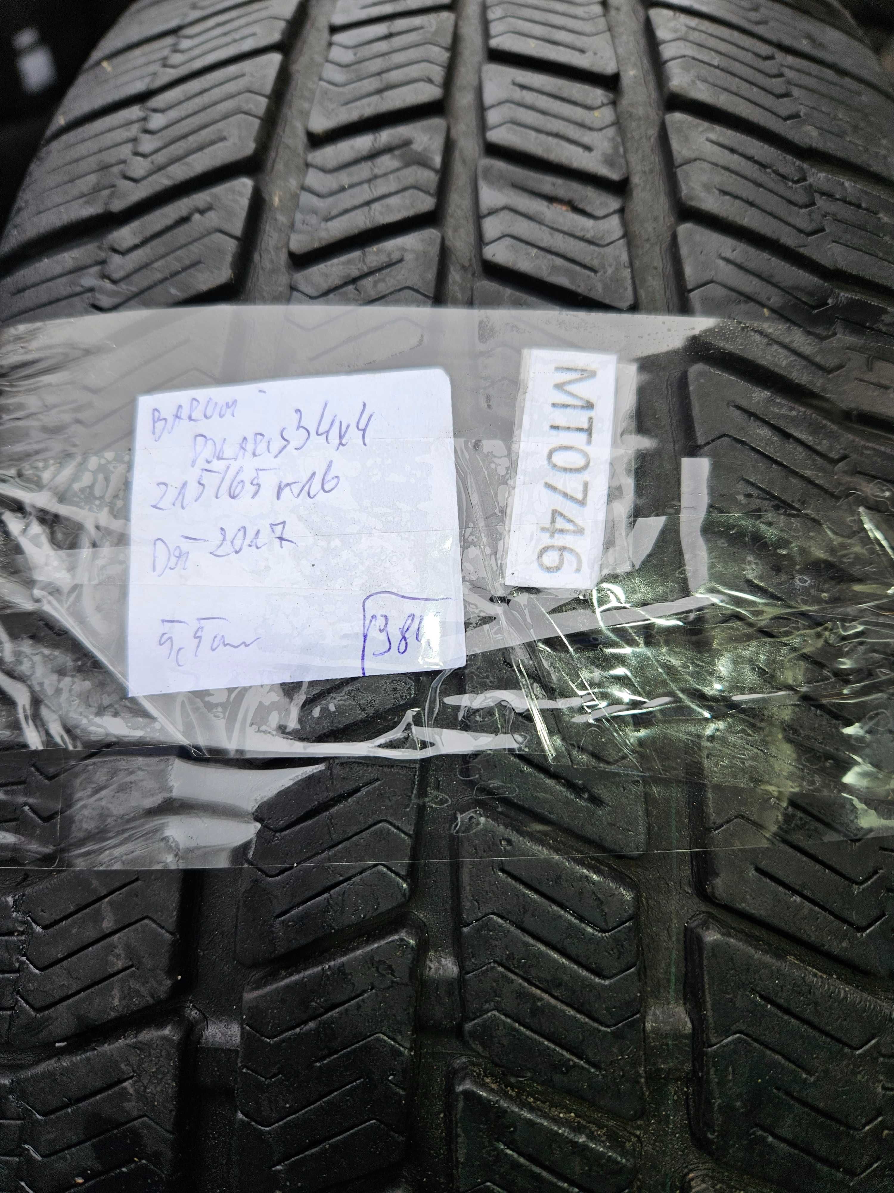 Barum 215/65 r16 Polaris 3 4X4 /// 5,5mm!!! 2017r wysyłka