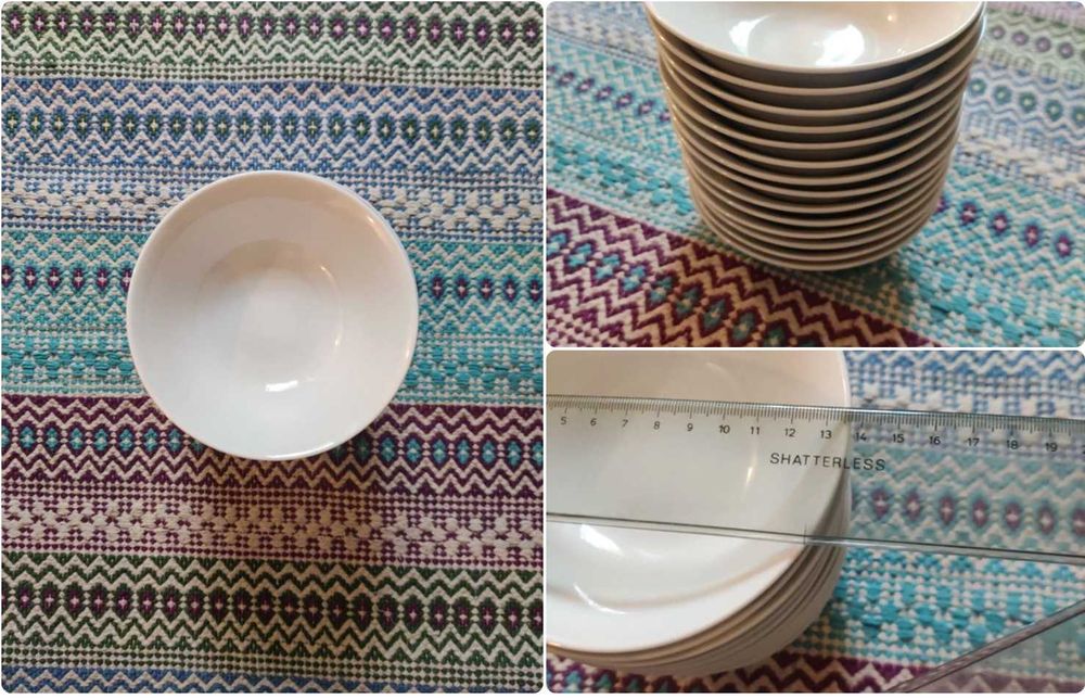 14 Tigelas brancas pequenas (d 13,6cm)