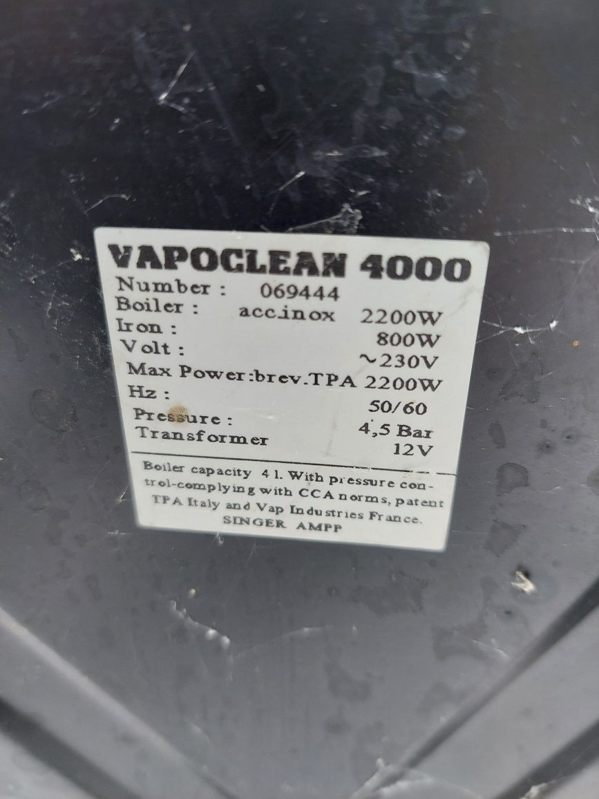 Parownica Singer vapoclean 4000