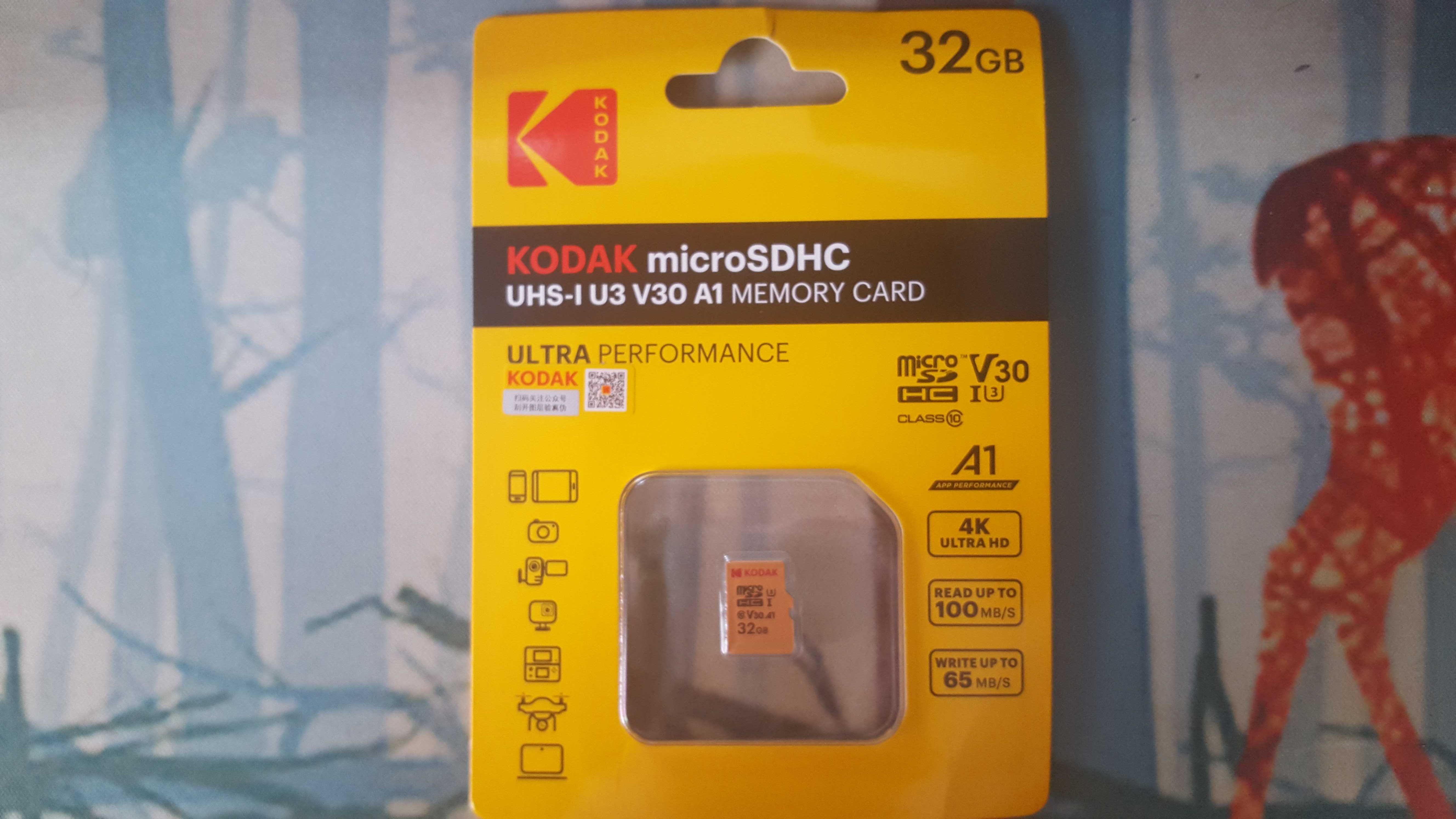 MicroSD высокоскоростная флэш карта памяти Kodak 64GB Micro SD 64 ГБ