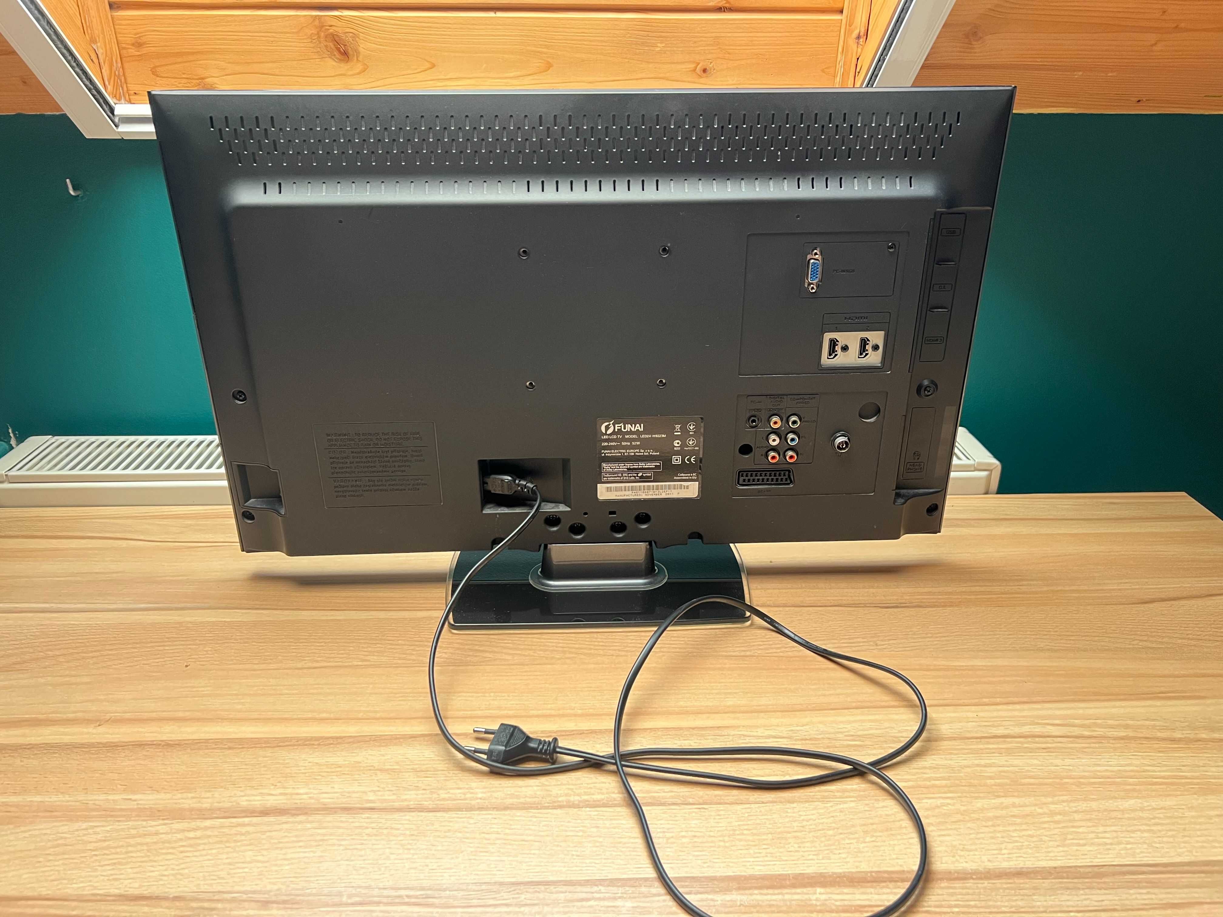 Telewizor Monitor Funai LED 24" + pilot