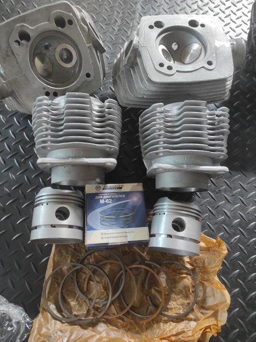 Tłumiki układy wydechowe K750 Dniepr Ural M72 remonty motocykli tłoki