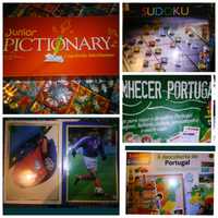 Jogos em família- Conhecer Portugal, puzzles, Pictionary, Sudoku..