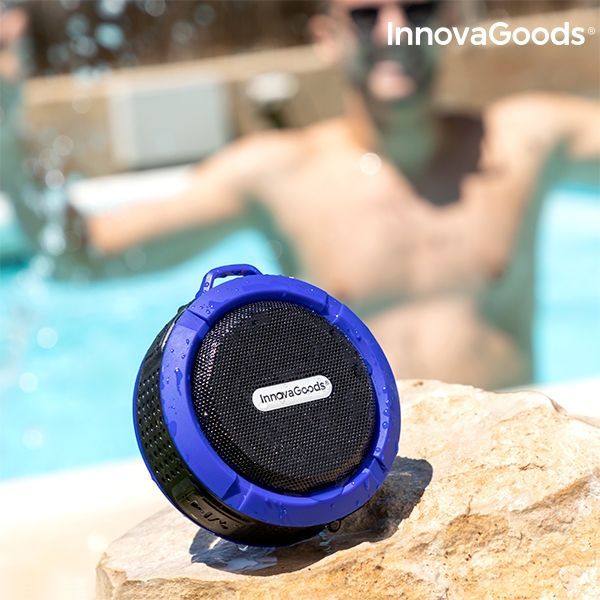 Coluna Bluetooth sem fios portátil Waterproof _ NOVA