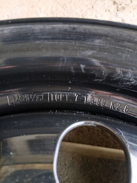 Jantes em aço 14"originais Toyota Corolla