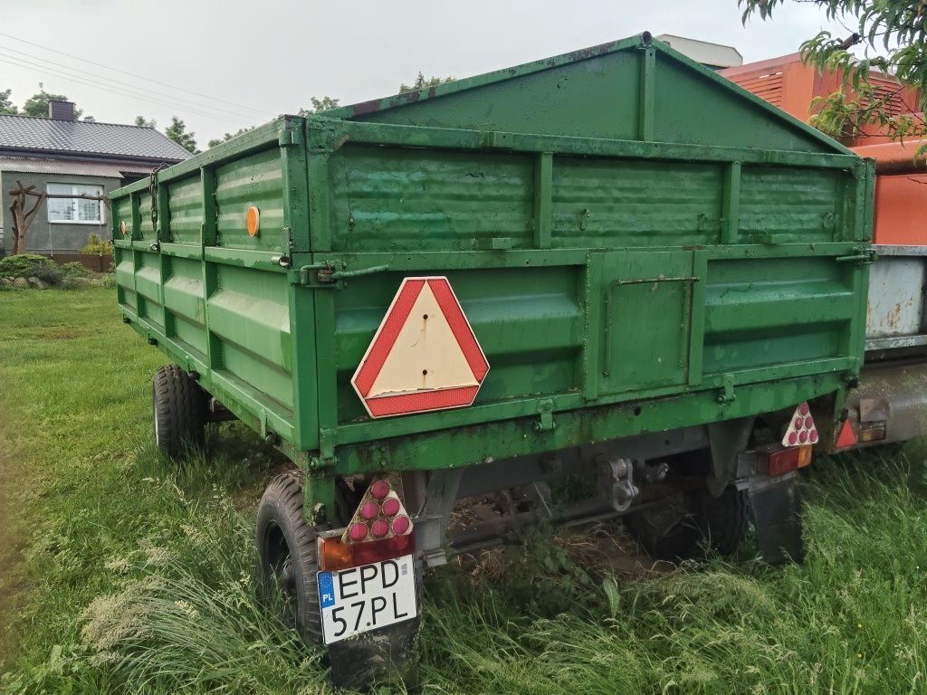 Przyczepa rolnicza d46 zarejestrowana