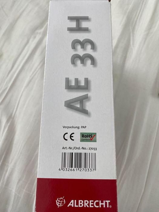 Albrecht ae33H radio vhf/uhf NOVO