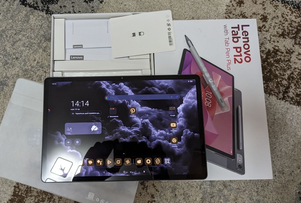 Планшет Lenovo tab p12 8/256gb, 12.7"