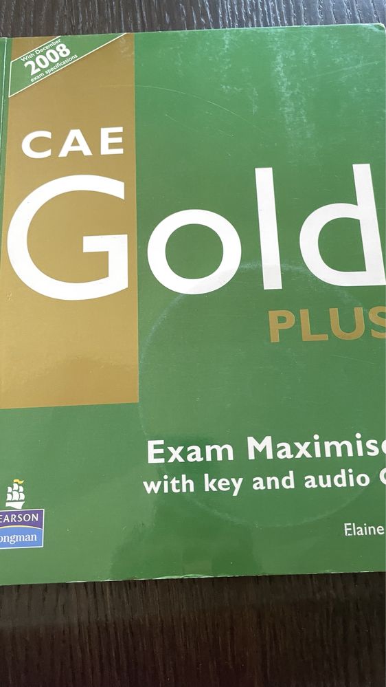 CAE Gold PLus Maximiser and CD with key Pack