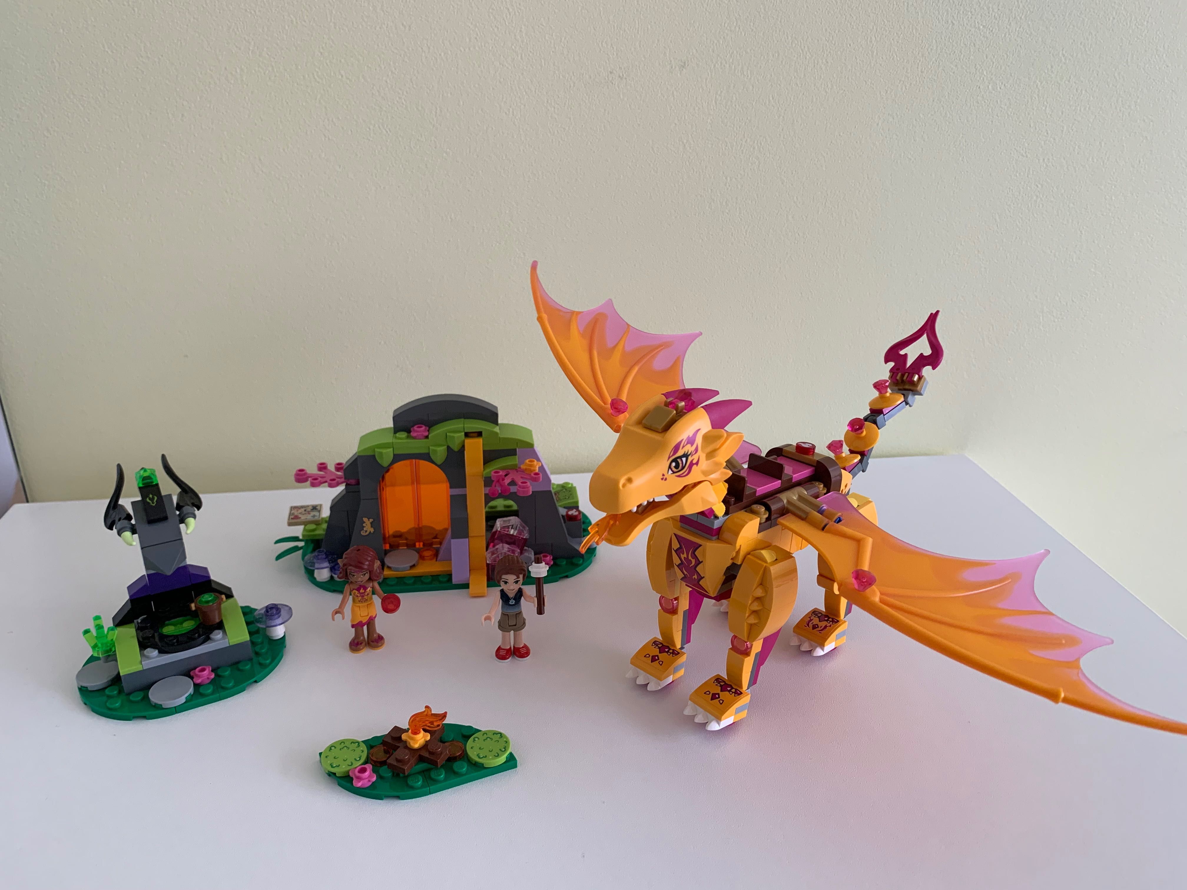 Zestaw Lego Elves 41175 Jaskinia smoka ognia + instrukcja