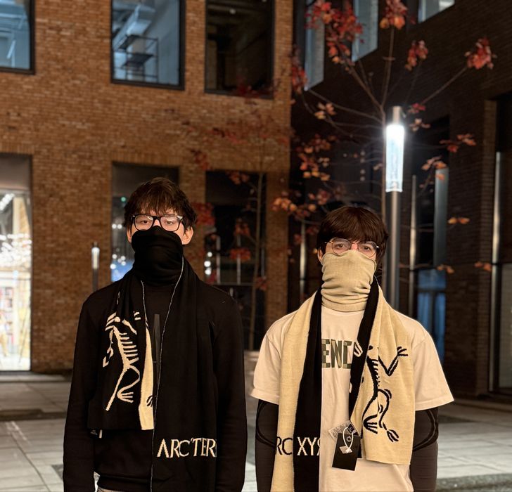 Шарф Arcteryx black/white