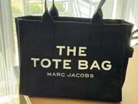 Torebka Marc Jacobs Tote Bag - duża shopperka, tkanina, stan idealny