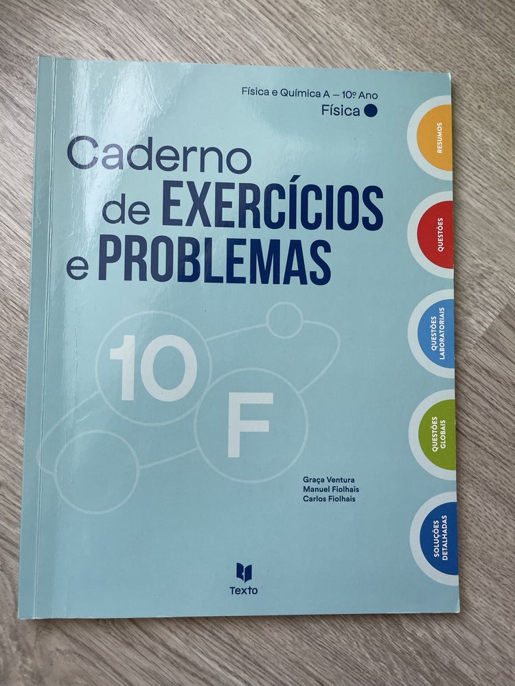 livro de exercicios de fisica 10° ano
