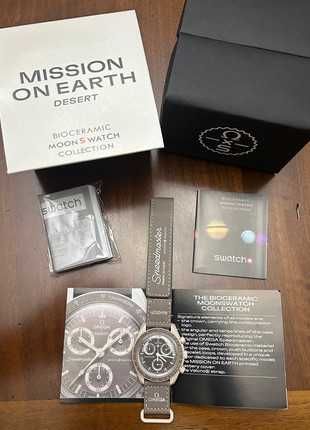 Omega x Swatch Misja na Ziemi Pustynia Edycja Lim.: Bioceramic Trudny