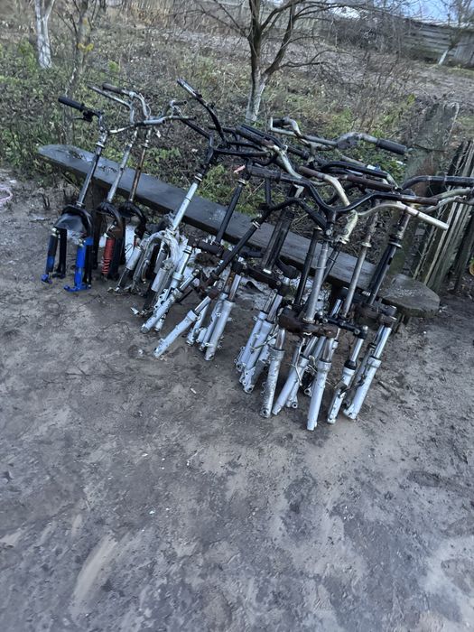 Вилки пере на скутера різні моделі