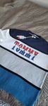 XL Tommy Hilfiger Jeans sweter TH nowy z metką relaxed bawełna granat