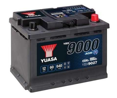 Akumulator YUASA START-STOP AGM  60AH 680A P+ 12V