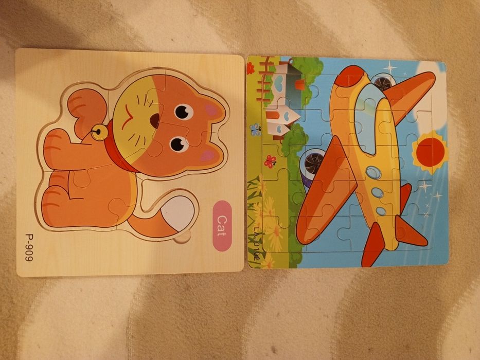 Пазлы деревянные для самых маленьких.