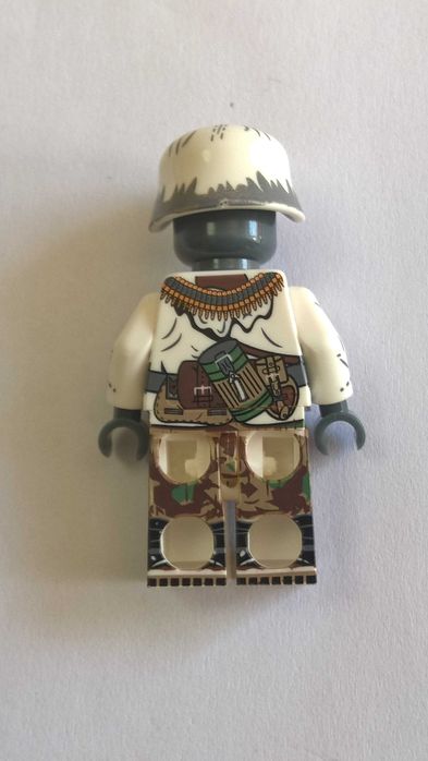Figurka żołnierza niemieckiego 4 krotny nadruk WW2 kompatybilne z Lego