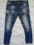 Nowe oryginalne slim stretch jeans męskie dsquared2