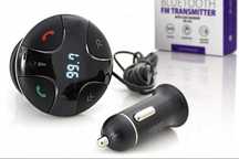 FM Transmitter Bluetooth + ładowarka samochodowa