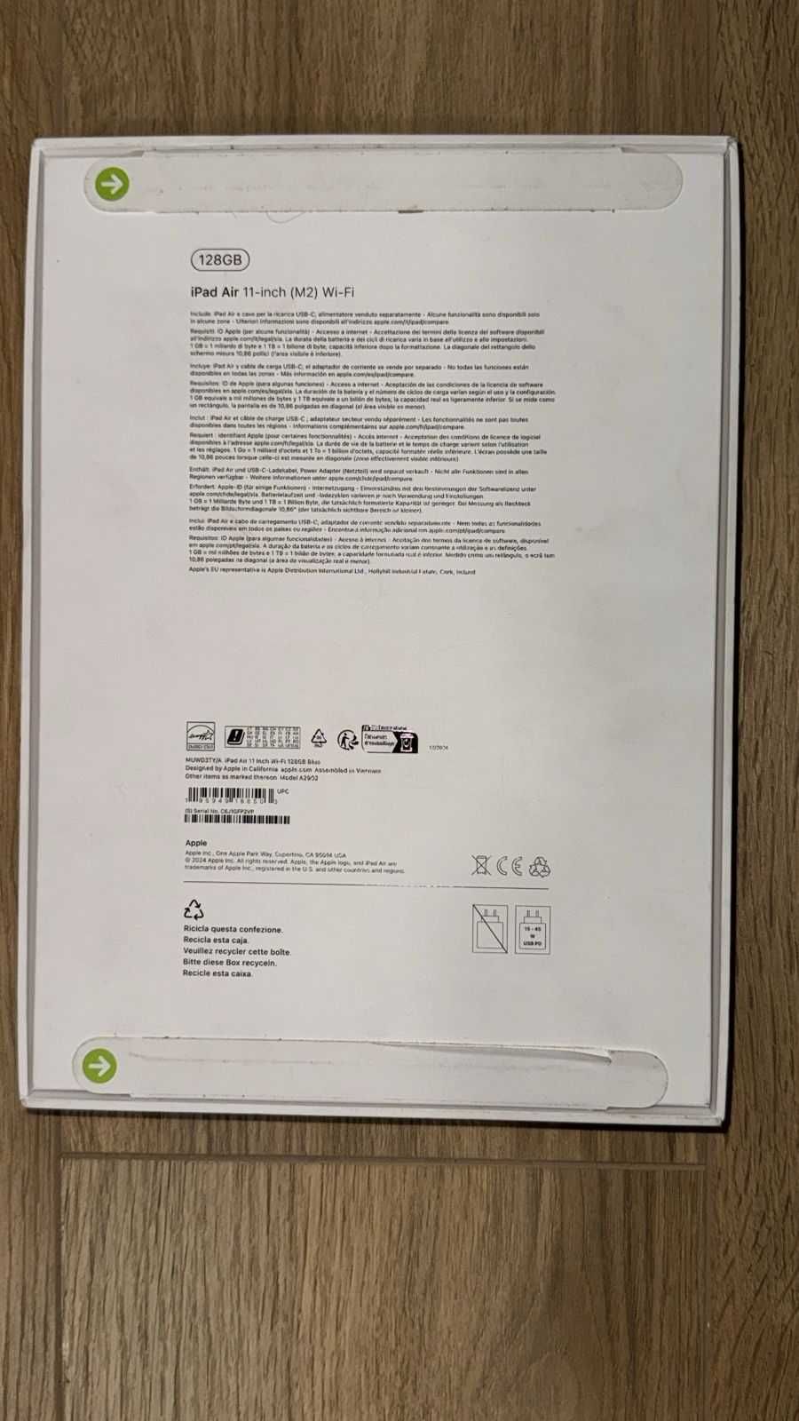 Ipaid Air 11 m2 128gb