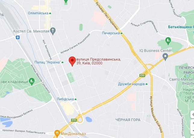 Участок под высотку в 300 метрах от метро Дворец Украина