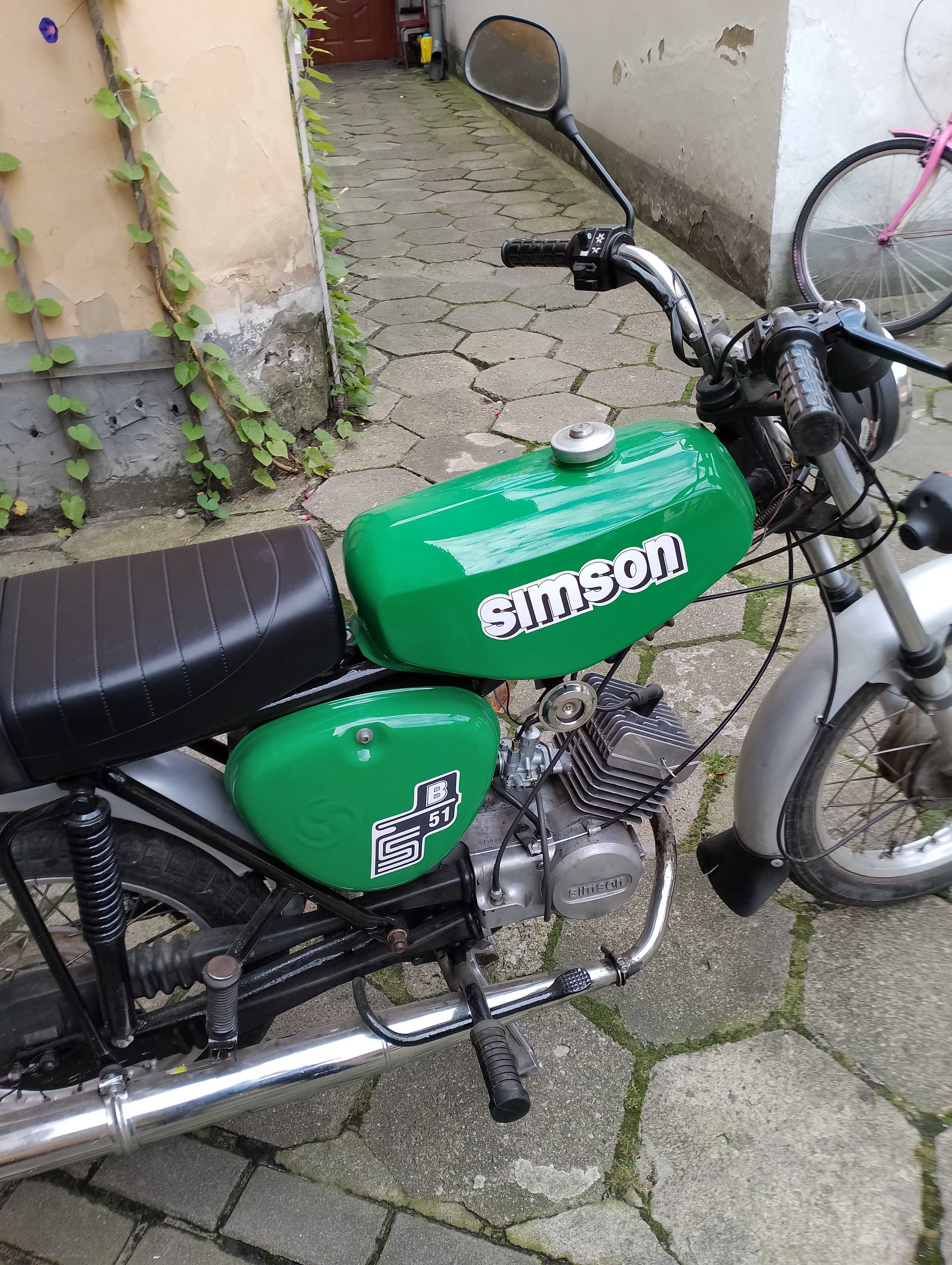 Simson S51 zielony