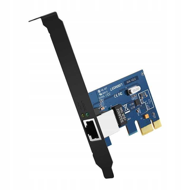 UGREEN Adapter Karta Sieciowa PCI Express do RJ45 LAN Gigabit