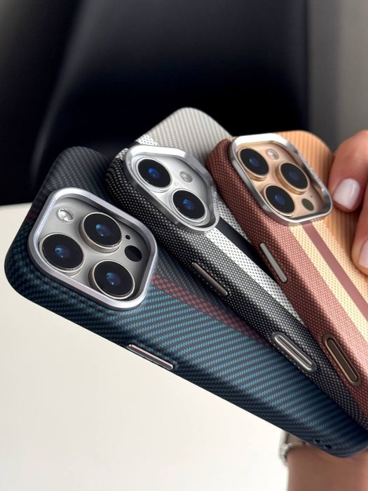 Чохол карбон MagSafe чехол карбоновий iPhone 17 Pro Max айфон про макс