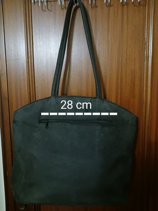 Mala tiracolo preta grande