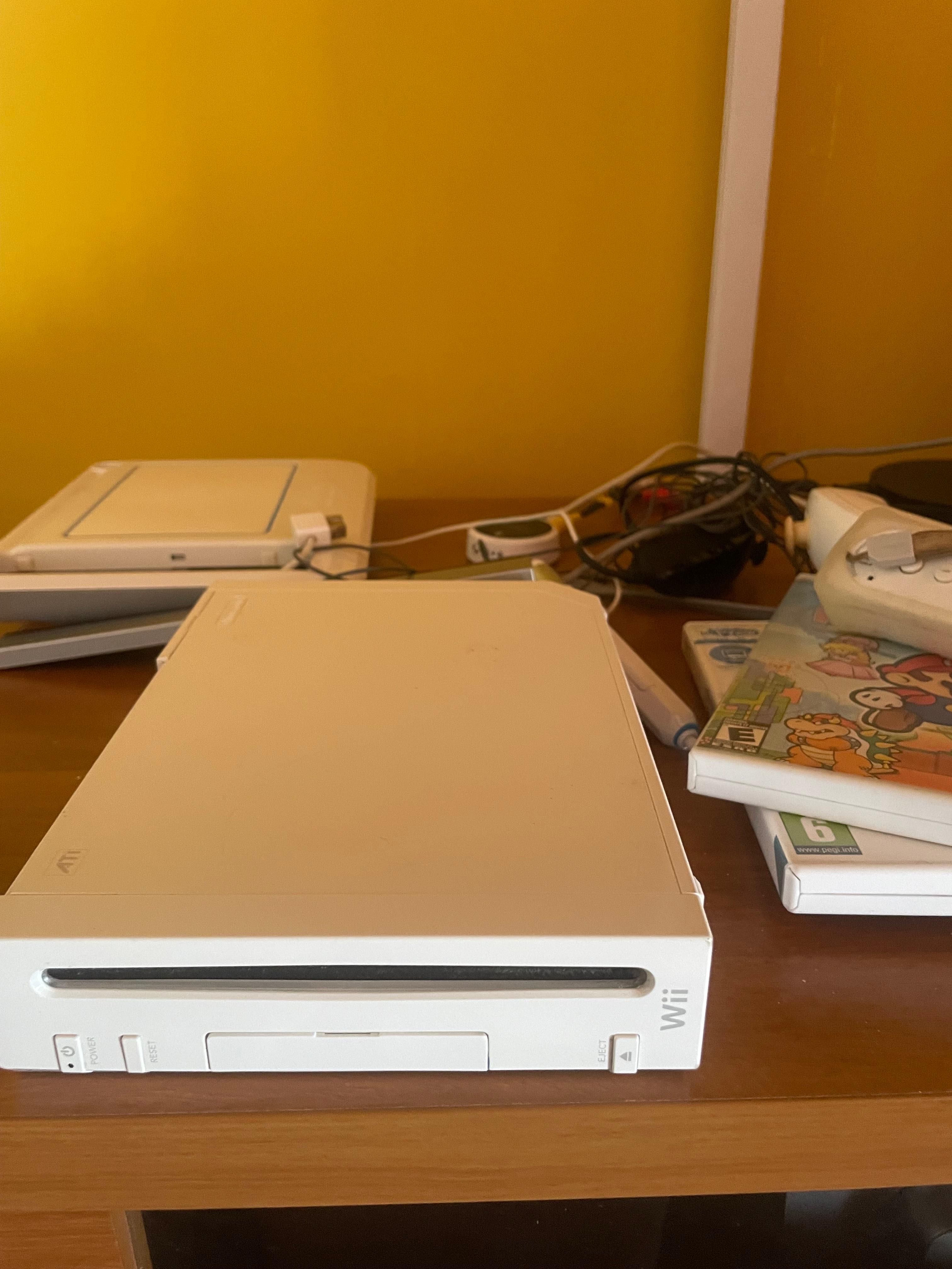 Wii + comandos+ jogos
